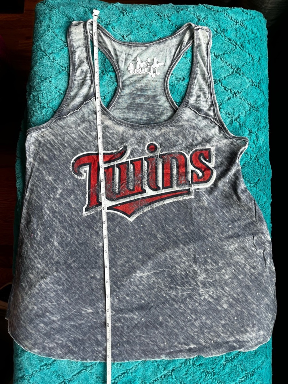 Twins Graphic Mineral Wash Racerback Tank